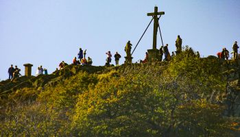 Gipfelkreuz auf der Milseburg