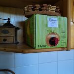 Apfelsaft in der Ferienwohnung