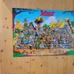 Asterix-Poster im Stockbett