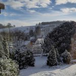 Blick aus dem Wohnzimmer