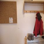 Garderobe und Schuhablage